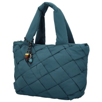 Dámská kabelka na rameno tyrkysová - Coveri Alvina