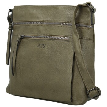 Dámská crossbody kabelka tmavě zelená - Coveri Daleina new