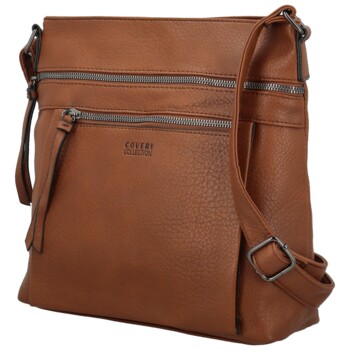Dámská crossbody kabelka hnědá - Coveri Daleina new