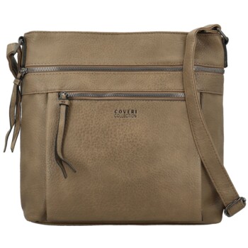 Dámská crossbody kabelka taupe - Coveri Daleina new