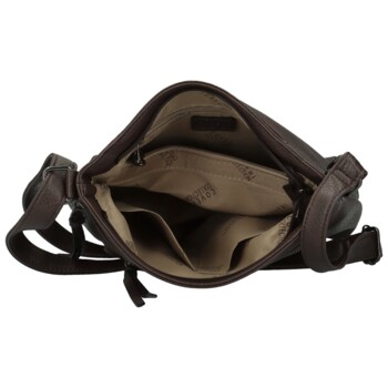 Dámská crossbody kabelka coffee - Coveri Daleina new