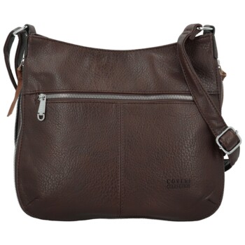 Dámská crossbody kabelka coffee - Coveri Kara