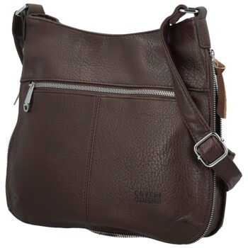 Dámská crossbody kabelka coffee - Coveri Kara
