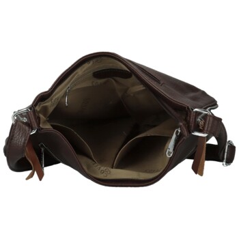 Dámská crossbody kabelka coffee - Coveri Kara