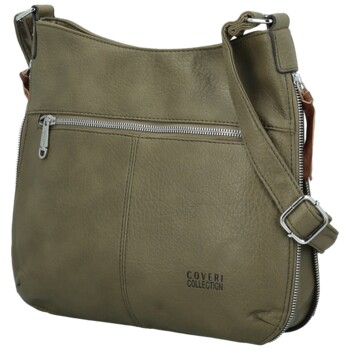 Dámská crossbody kabelka tmavě zelená - Coveri Kara
