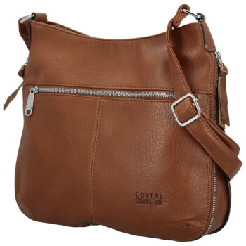 Dámská crossbody kabelka hnědá - Coveri Kara