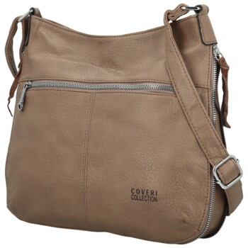 Dámská crossbody kabelka taupe - Coveri Kara