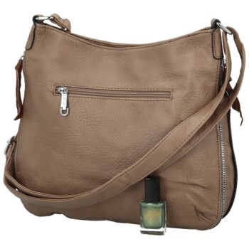 Dámská crossbody kabelka taupe - Coveri Kara