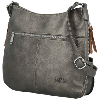 Dámská crossbody kabelka stříbrná - Coveri Kara