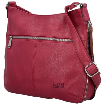 Dámská crossbody kabelka fuchsiová - Coveri Kara