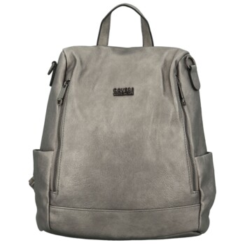 Dámský kabelko/batoh stříbrný - Coveri Tatiana new