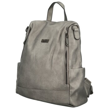 Dámský kabelko/batoh stříbrný - Coveri Tatiana new