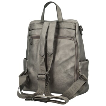 Dámský kabelko/batoh stříbrný - Coveri Tatiana new