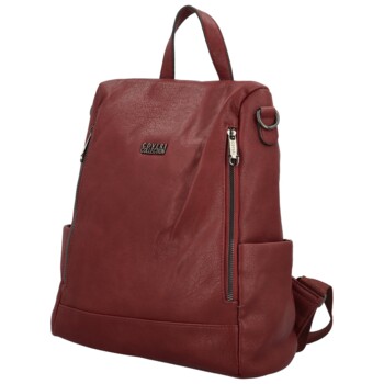 Dámský kabelko/batoh vínový - Coveri Tatiana new