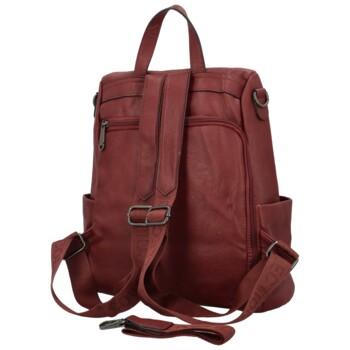 Dámský kabelko/batoh vínový - Coveri Tatiana new