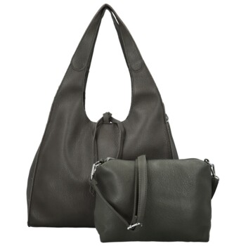 Dámský set kabelek tmavě šedý - Coveri Kiria