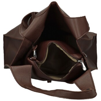 Dámský set kabelek coffee - Coveri Kiria