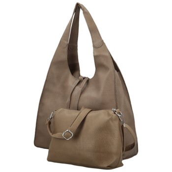 Dámský set kabelek taupe - Coveri Kiria