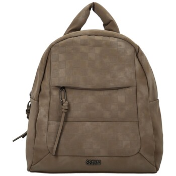 Dámský batůžek tmavě béžový - Coveri Nabil