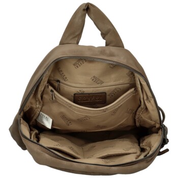 Dámský batůžek tmavě béžový - Coveri Nabil