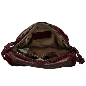 Dámská crossbody kabelka vínová - Coveri Heriet