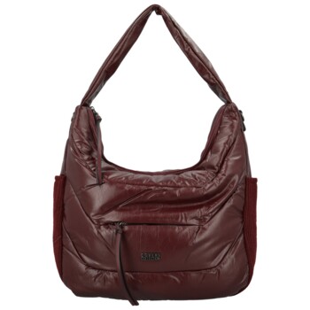 Dámská kabelka na rameno vínová - Coveri Olly