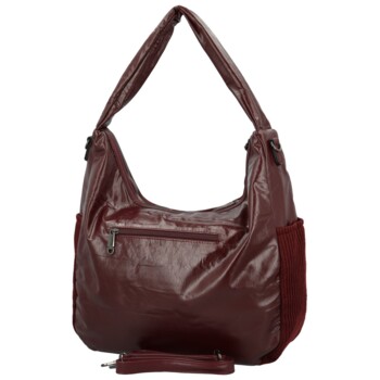 Dámská kabelka na rameno vínová - Coveri Olly