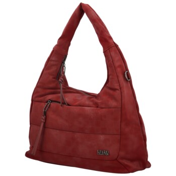 Dámská kabelka na rameno vínová - Coveri Orestis