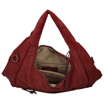 Dámská kabelka na rameno vínová - Coveri Orestis