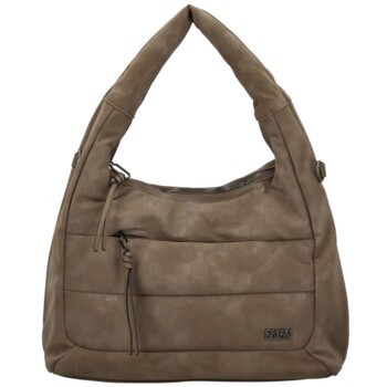 Dámská kabelka na rameno tmavě béžová - Coveri Orestis