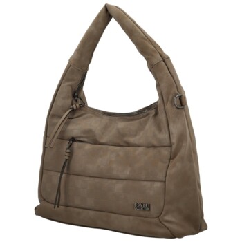 Dámská kabelka na rameno tmavě béžová - Coveri Orestis