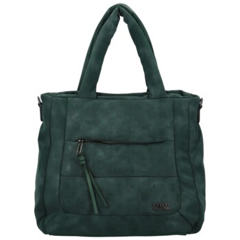 Dámská kabelka do ruky tmavě zelená - Coveri Natani