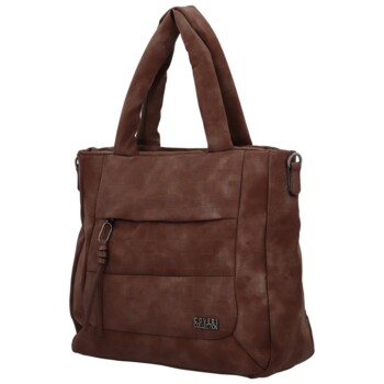 Dámská kabelka do ruky coffee - Coveri Natani