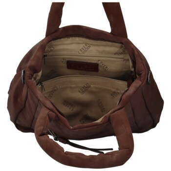 Dámská kabelka do ruky coffee - Coveri Natani