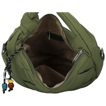 Dámská kabelka na rameno zelená - Coveri Narcisa