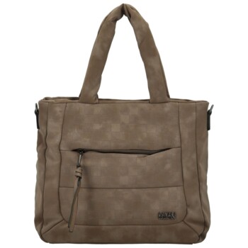 Dámská kabelka do ruky tmavě béžová - Coveri Natani