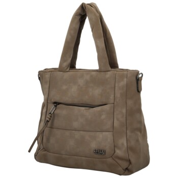 Dámská kabelka do ruky tmavě béžová - Coveri Natani