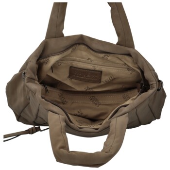 Dámská kabelka do ruky tmavě béžová - Coveri Natani