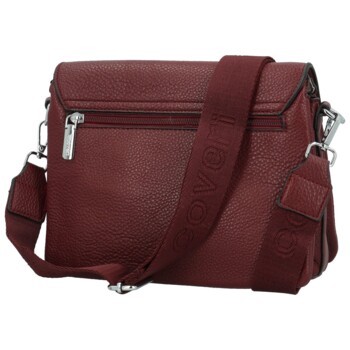 Dámská crossbody kabelka vínová - Coveri Dihya