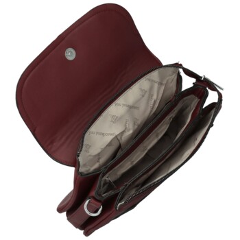 Dámská crossbody kabelka vínová - Coveri Dihya