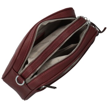 Dámská crossbody kabelka vínová - Coveri Tyris