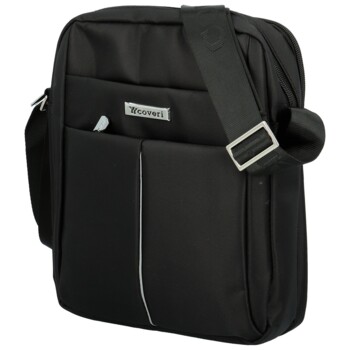 Pánská crossbody taška černá - Coveri Leyre