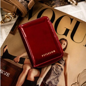 Dámská kožená peněženka červená - Peterson Inaya