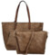 Dámský set kabelek hnědý - Paolo bags Yema