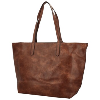 Dámský set kabelek tmavě hnědý - Paolo bags Yema