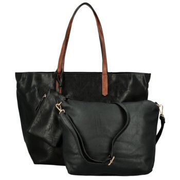 Dámský set kabelek černý - Paolo bags Yema
