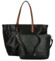 Dámský set kabelek černý - Paolo bags Yema