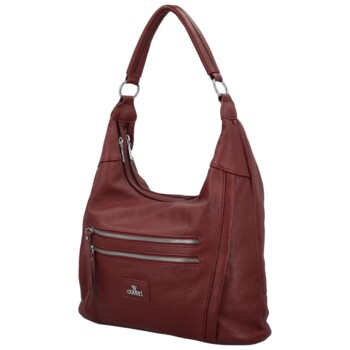 Dámská kabelka přes rameno vínová - Coveri Anife