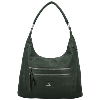 Dámská kabelka přes rameno tmavě zelená - Coveri Anife