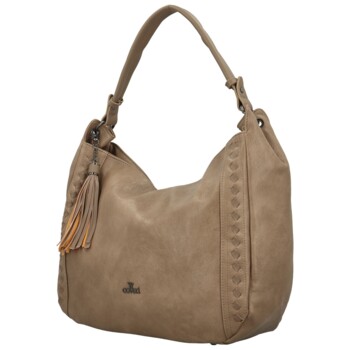 Dámská kabelka na rameno camel - Coveri Elanora